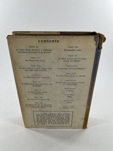 V Thomas Pynchon 1963 1st ed 3rd print HC DJ Book - Picture 3 of 9