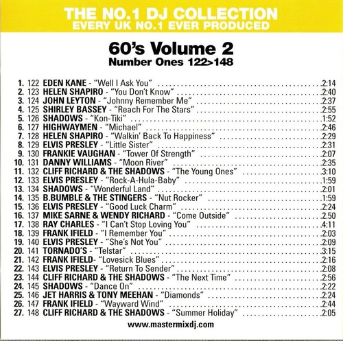 The No. 1 DJ Collection (Classic Cuts) 60's Volume 2 122>148 - Picture 2 of 2