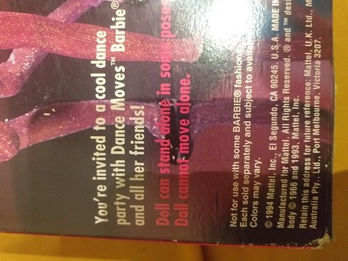 Barbie Moves 1994 - Foto 4 di 5