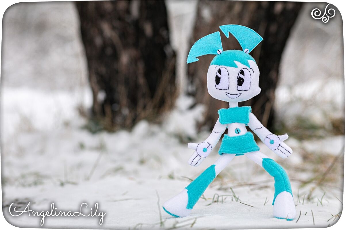 Jenny Wakeman My Life as a Teenage Robot inspired, XJ-9 handmade doll, 15.7  in