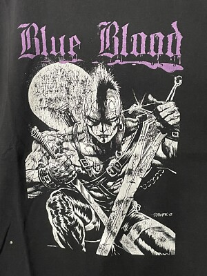 Vintage Fashion Victim Blue Blood Shirt Comic Book Shirt James O