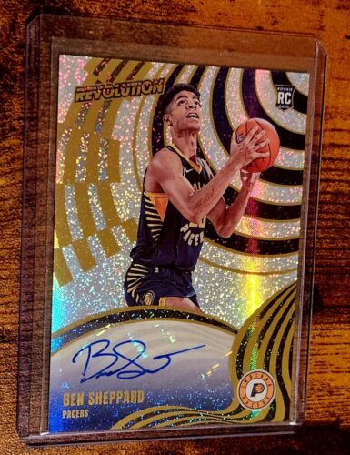 2023-24 Panini Revolution Ben Sheppard Rookie Auto #RA-BSP Indiana Pacers RC
