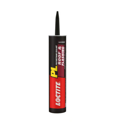 Loctite Pl Polyurethane Sealant Roof and Flashing, Black 10 fl oz Cartridge