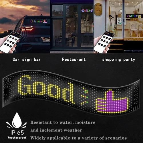 Lámpara de ojos colorida 2025 pantalla suave para ventanas de automóviles, ojos LED para ventana de automóvil hágalo usted mismo - Imagen 7 de 18