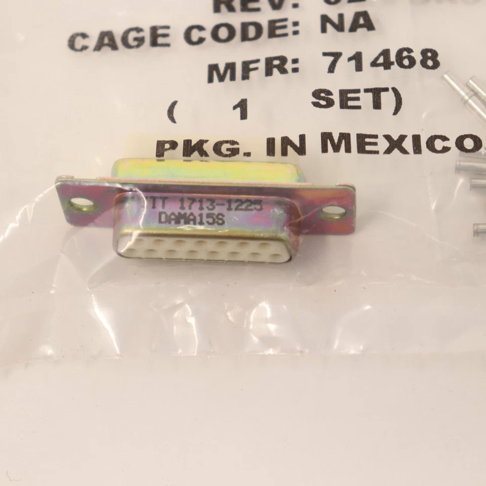 9 Pack ITT Cannon D-Sub Connector DAMA-15S - Image 4 of 4