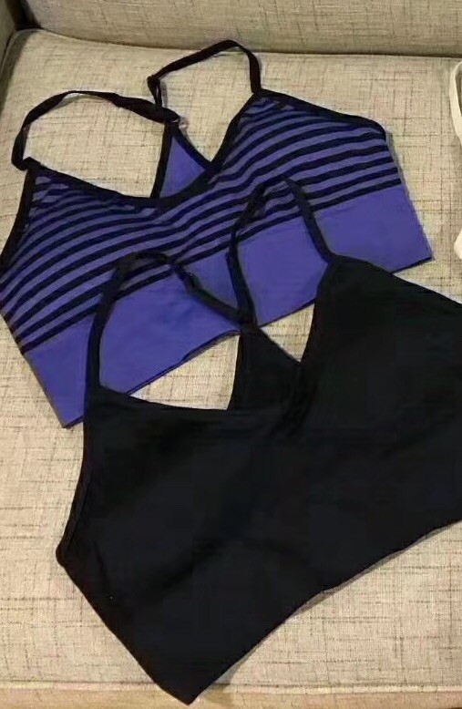 New Sealed Box FELINA SEAMLESS T-BACK BRALETTE 2 PACK Size S 32A-D 34A 34B