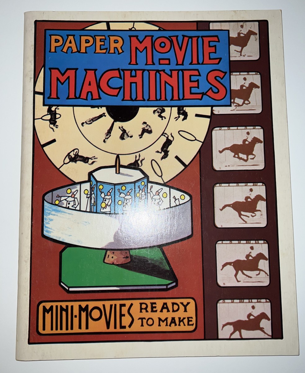アート・デザイン・音楽 PAPER MOVIE MACHINES Paper Movie Machines: Mini-Movies Ready to Make 1975 by Budd
