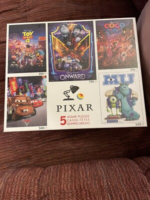 Disney Pixar Jigsaw Puzzles 5-In-1 Toy Story 4 Coco Onward