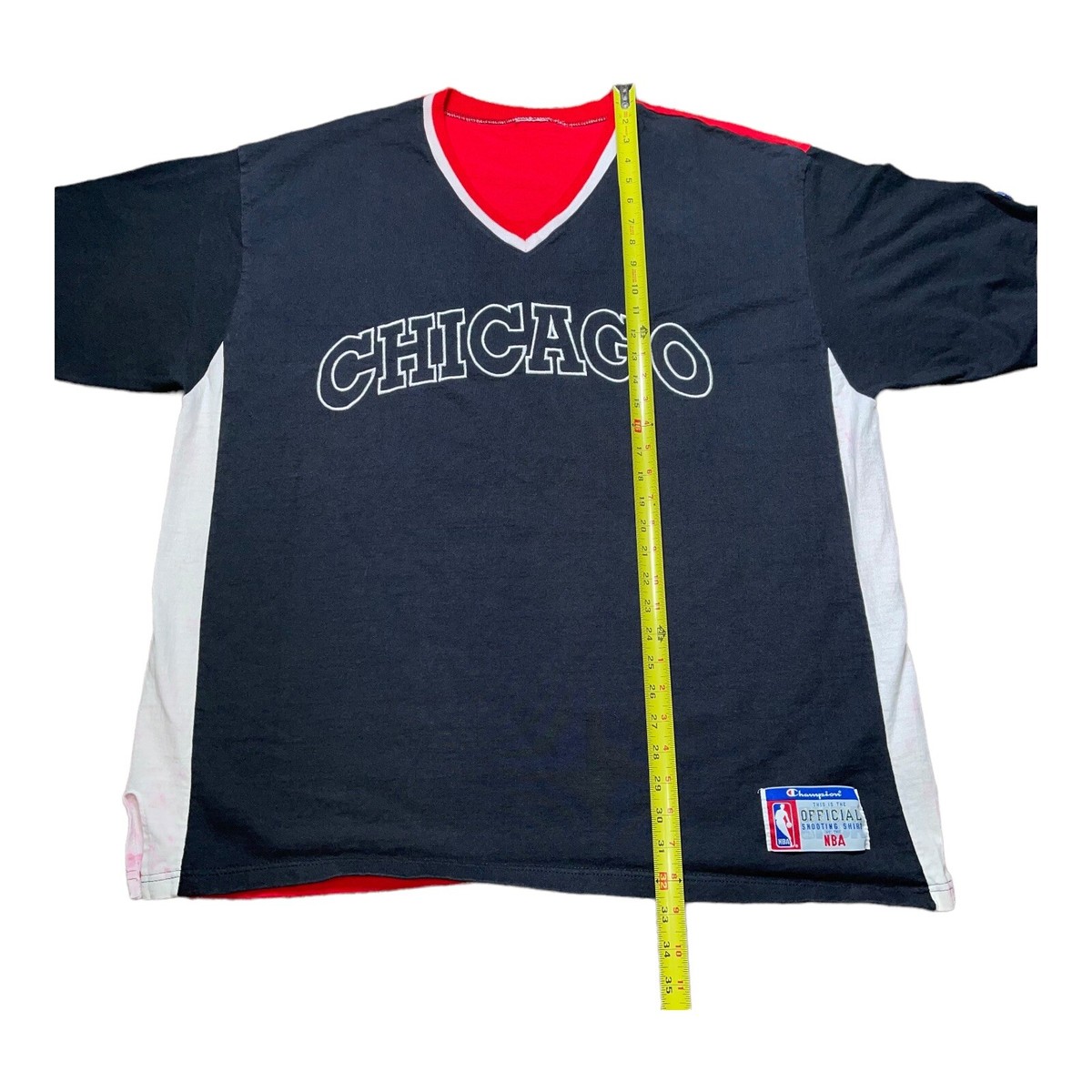 Vintage 90s Champion Chicago Bulls NBA Official Shooting