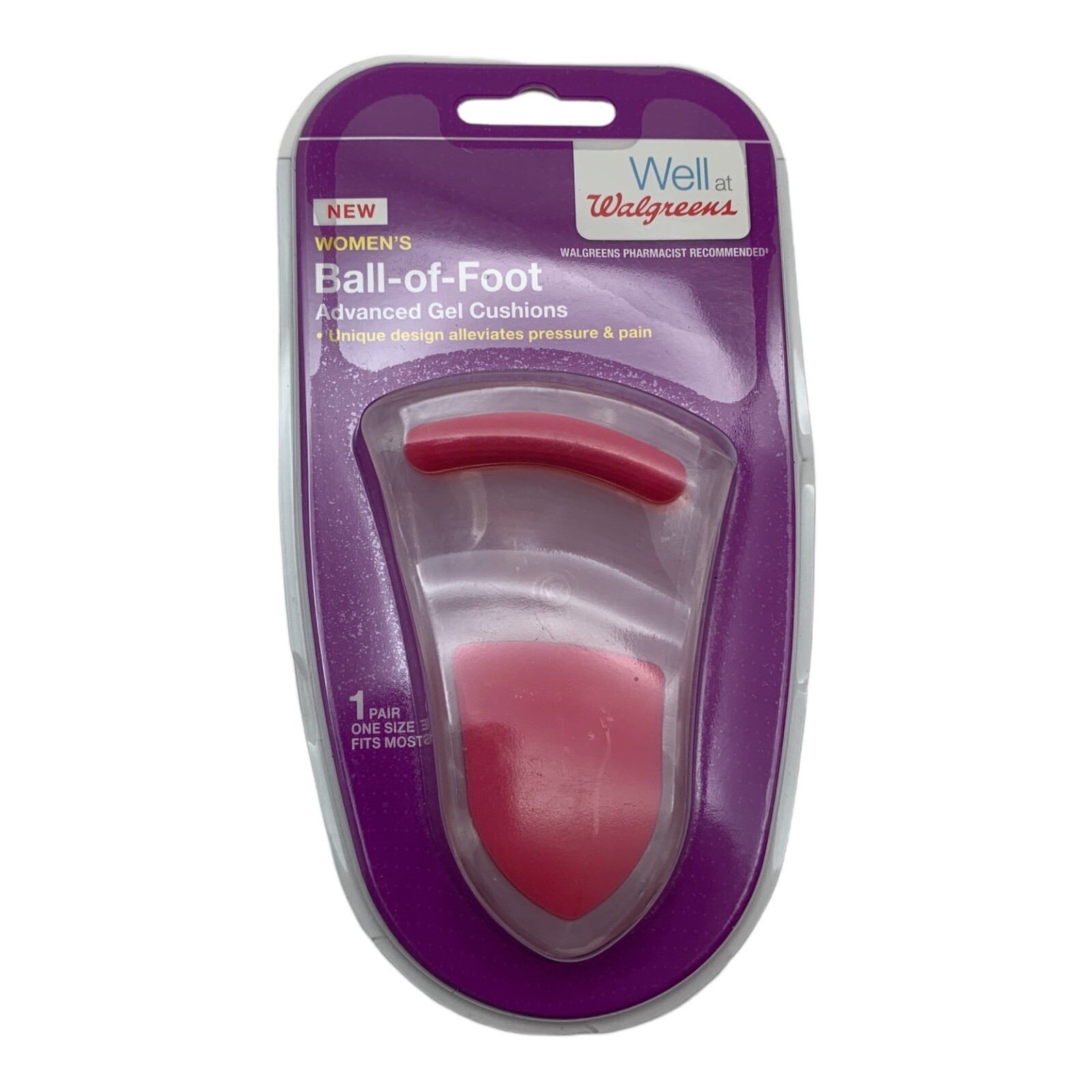 Walgreens Woman's Ball of Foot Advanced Gel Cushions 1 Pair eBay