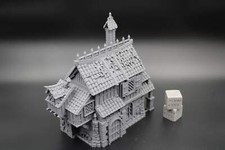 Tabletop Terrain Fantasy Captains House Dnd Rpg Wargame Skirmish 28mm
