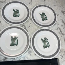 Vintage Pfaltzgraff 1993 Farmers Market Pea Pod 8” Salad Plates Lot Set Of 4