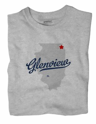 Glenview Illinois IL Ill T-Shirt MAP