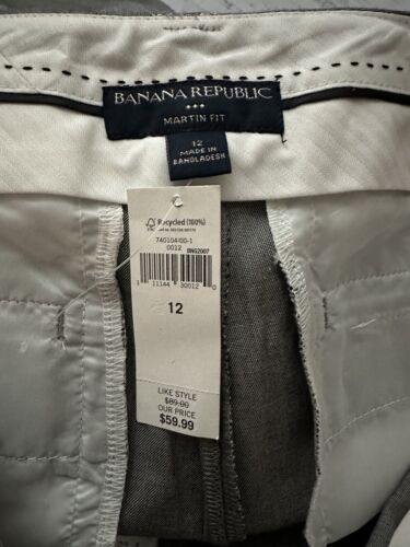 Banana Republic Damen Anzughose Hose gerades Bein grau Büro Arbeit Gr.12 - Bild 4 von 9