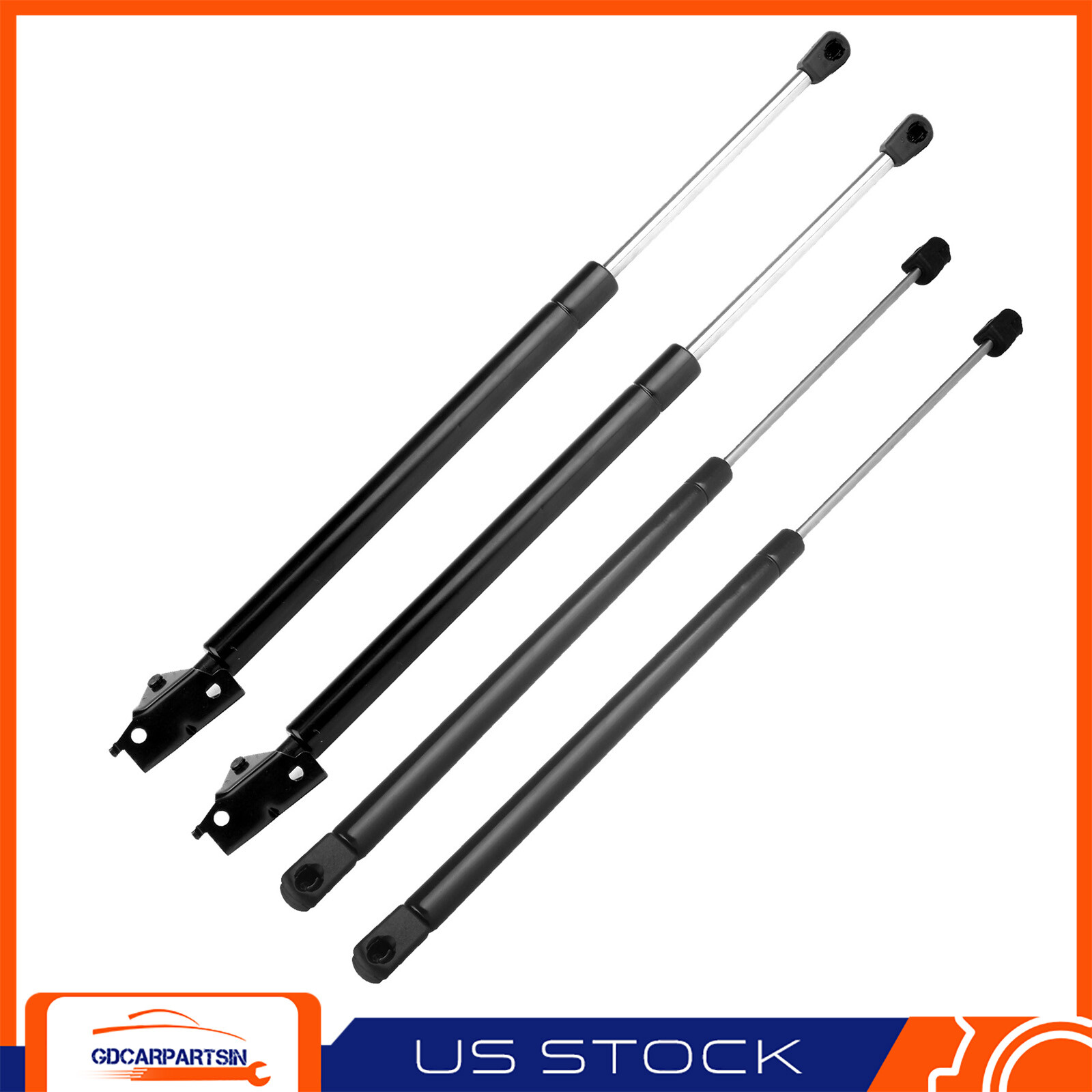 4x Jeep Grand Cherokee 94-98 Tailgate Window Lift Supports Gas Struts
