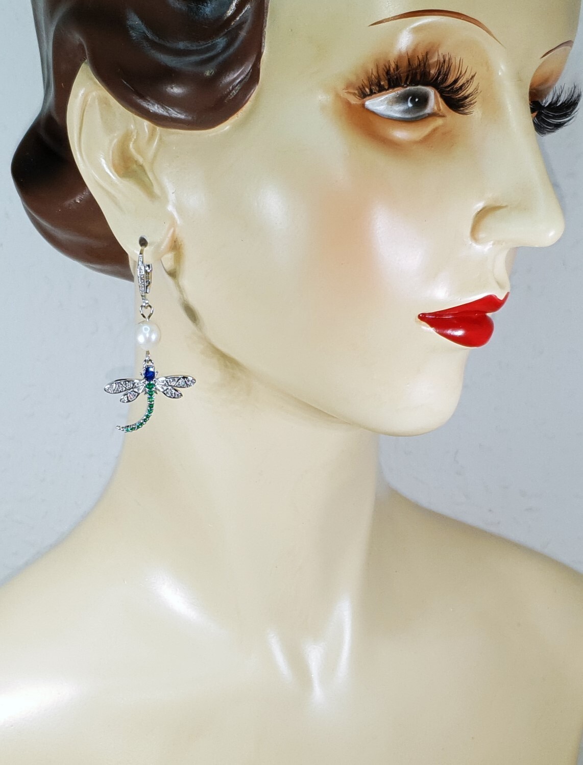 Clearine Brosche Mit Österreichischem Kristall - Saphir-Blau