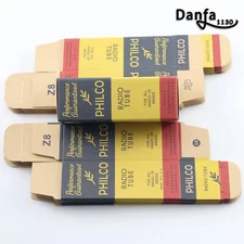 lot of 100 PHILCO TUBE BOX CARTON BOX FOR 6SN7 6SL7 6J5 6SJ7 6EM7 6BL7 6SQ7 7F7