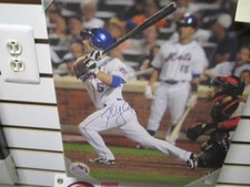 David Wright New York Mets Signed 16x20 Canvas COA