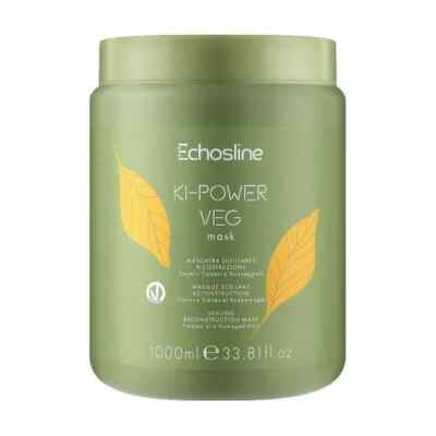 Echosline Ki-Power Veg Mask Reconstruction Damaged Hair 1000 ml./33.3 fl.oz.
