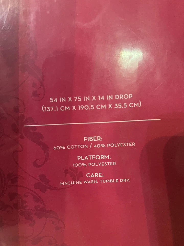 Falda de cama plisada completa a rayas de tigre rosa Xhilaration 14 pulgadas caída nueva con etiquetas 00s Y2K Foto 4 de 4