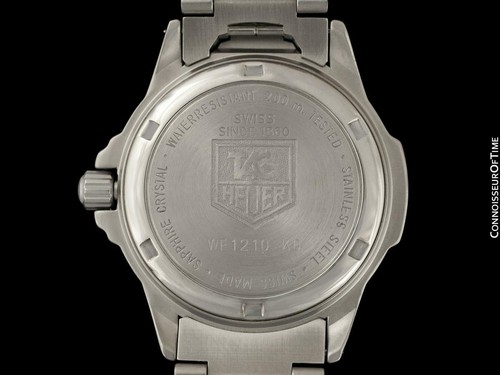 TAG Heuer Professionnel 4000 Hommes Taille Moyenne Acier Inoxydable Watch - Mint - Photo 8 sur 10