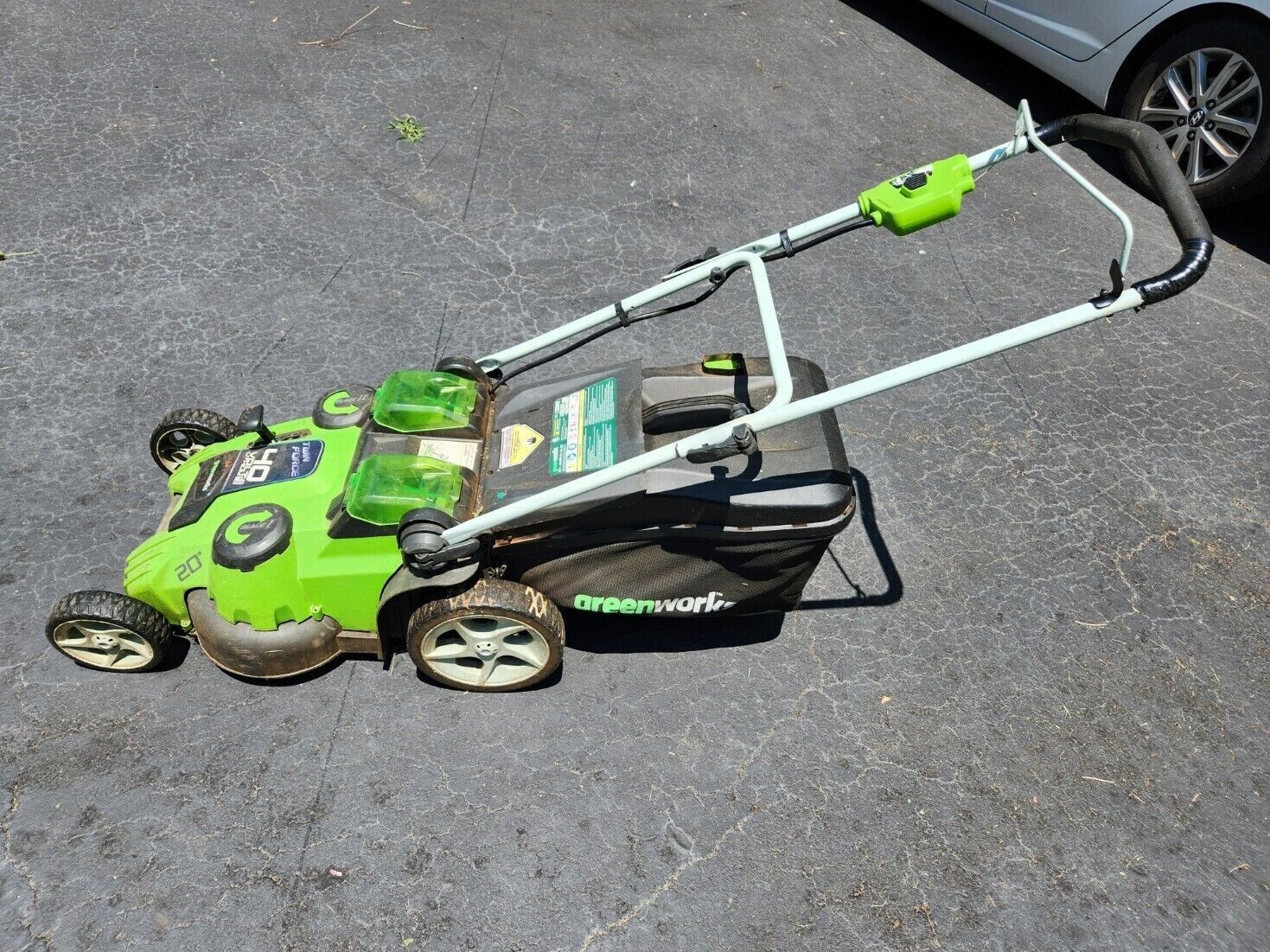 Greenworks GMAX 40V 20 inch Cordless Twin Force Lawn Mower