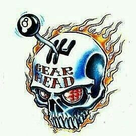 2-Pack Rat Rod & Hot Rod Stickers - Biker, Motorcycle, Tools, Guns Theme