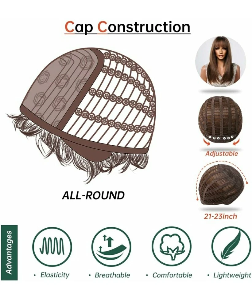 Platino RUBIO Mezcla de CABELLO HUMANO Multicolor Ondulado Rizado Flequillo Capas Foto 4 de 4