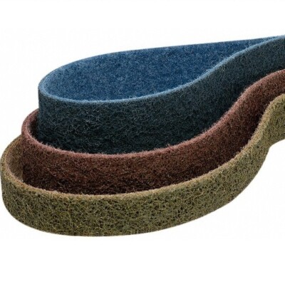 1'' x 42'' Knife Makers Surface Conditioning Sanding Belt Variety Kit - 3 PACK