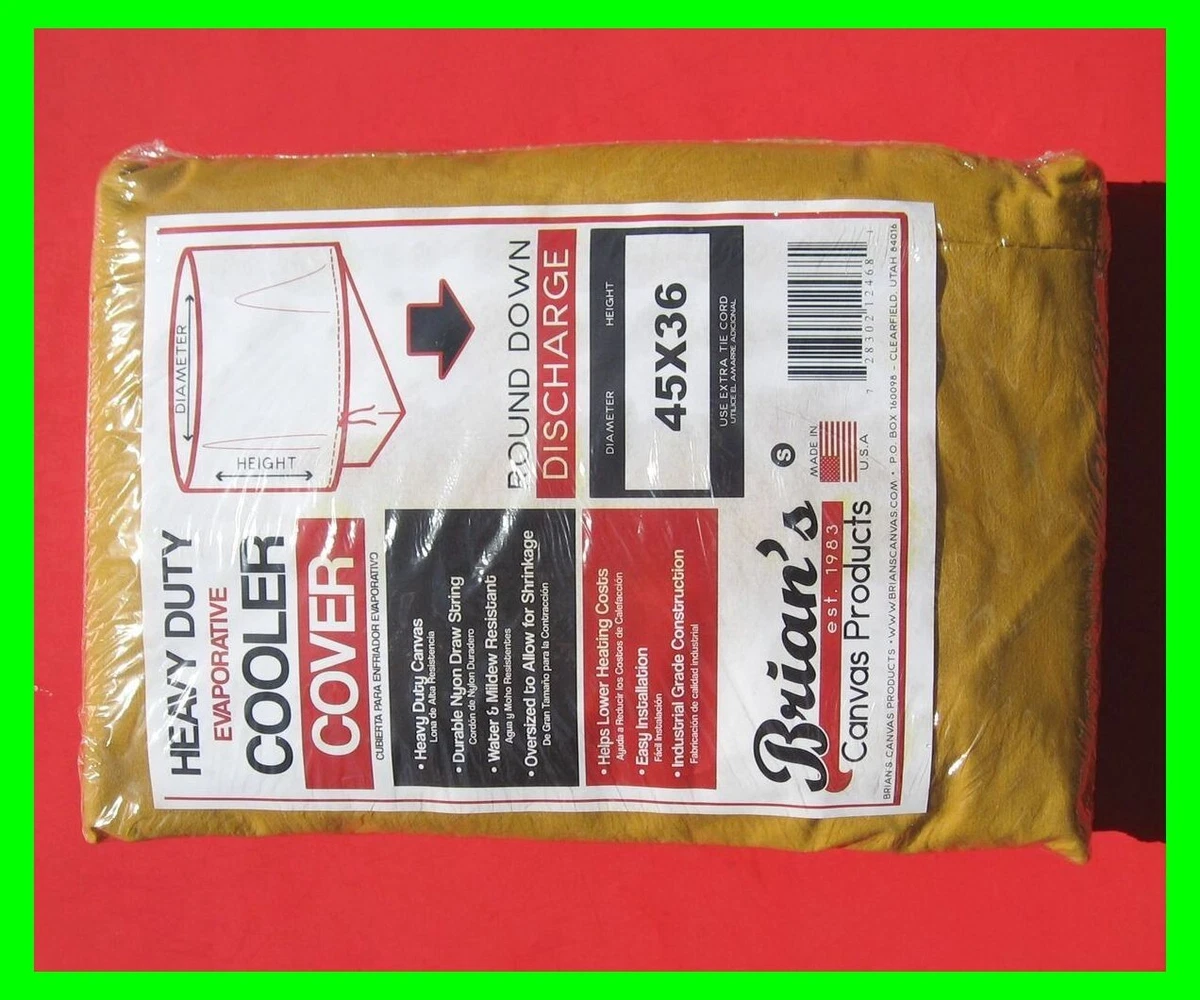 Evaporative Cooler Cover Heavy Canvas Aireze Round 45