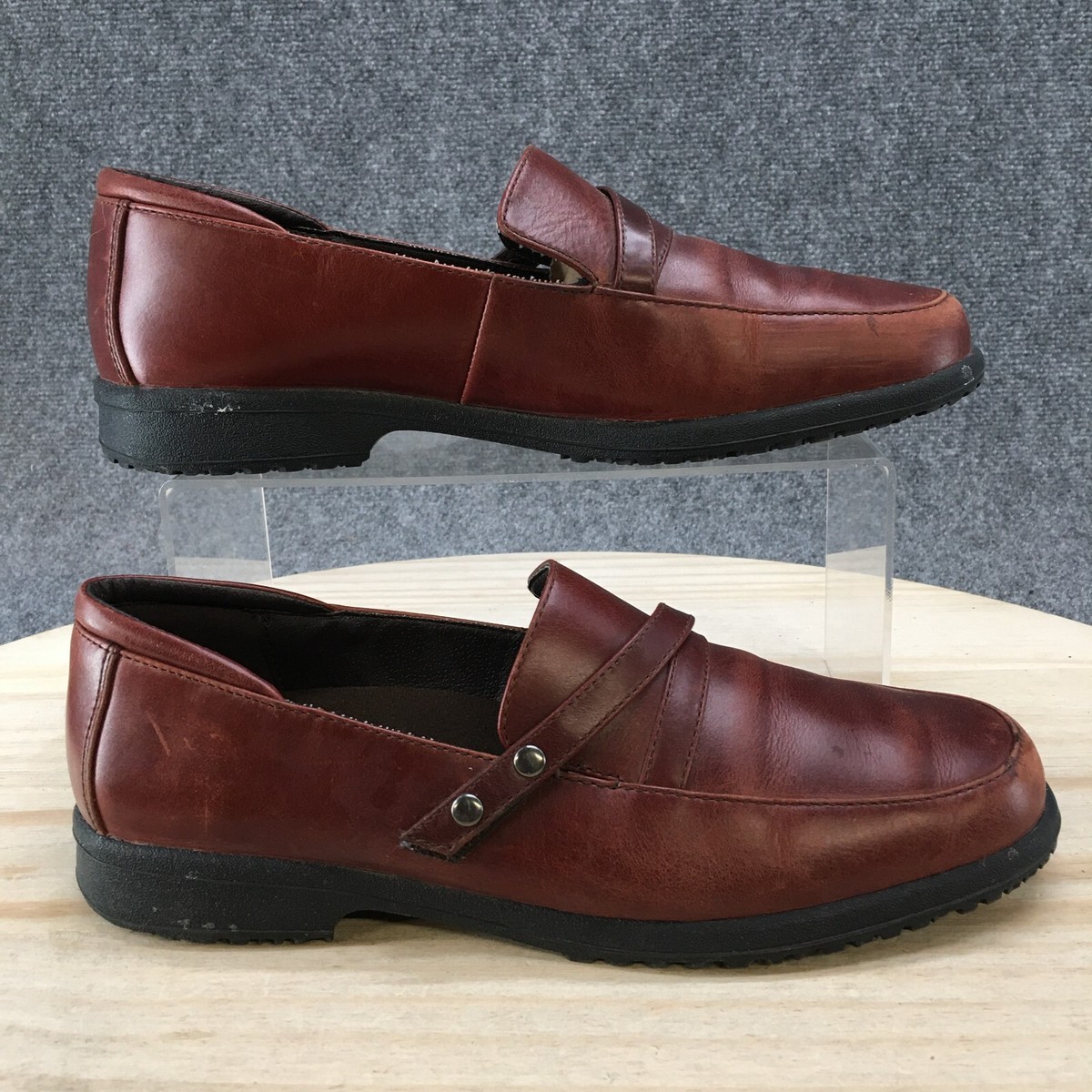 WORX by Red Wing Shoes Mens 9M Brown Slip On Loafer Moc Toe