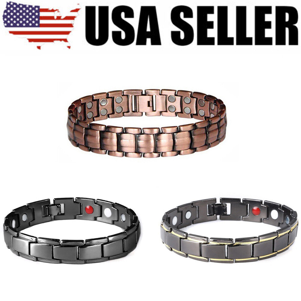 Pulsera Magnética de Cobre Energía Terapéutica Curación Artritis Hombres Mujeres