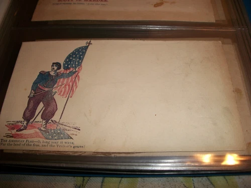 Zouave with Flag  #26 Civil War Patriotic Cover