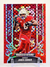 2023 Rookies & Stars James Conner CR-1 Crusade Red Plaid Cardinals Color Match
