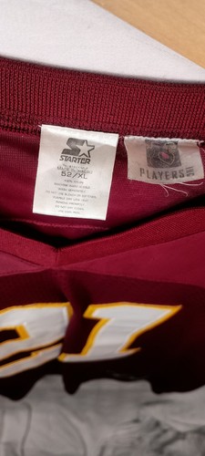 Vintage NFL Starter Washington Redskins Stitched Terry Allen Jersey Garnet - Picture 6 of 12