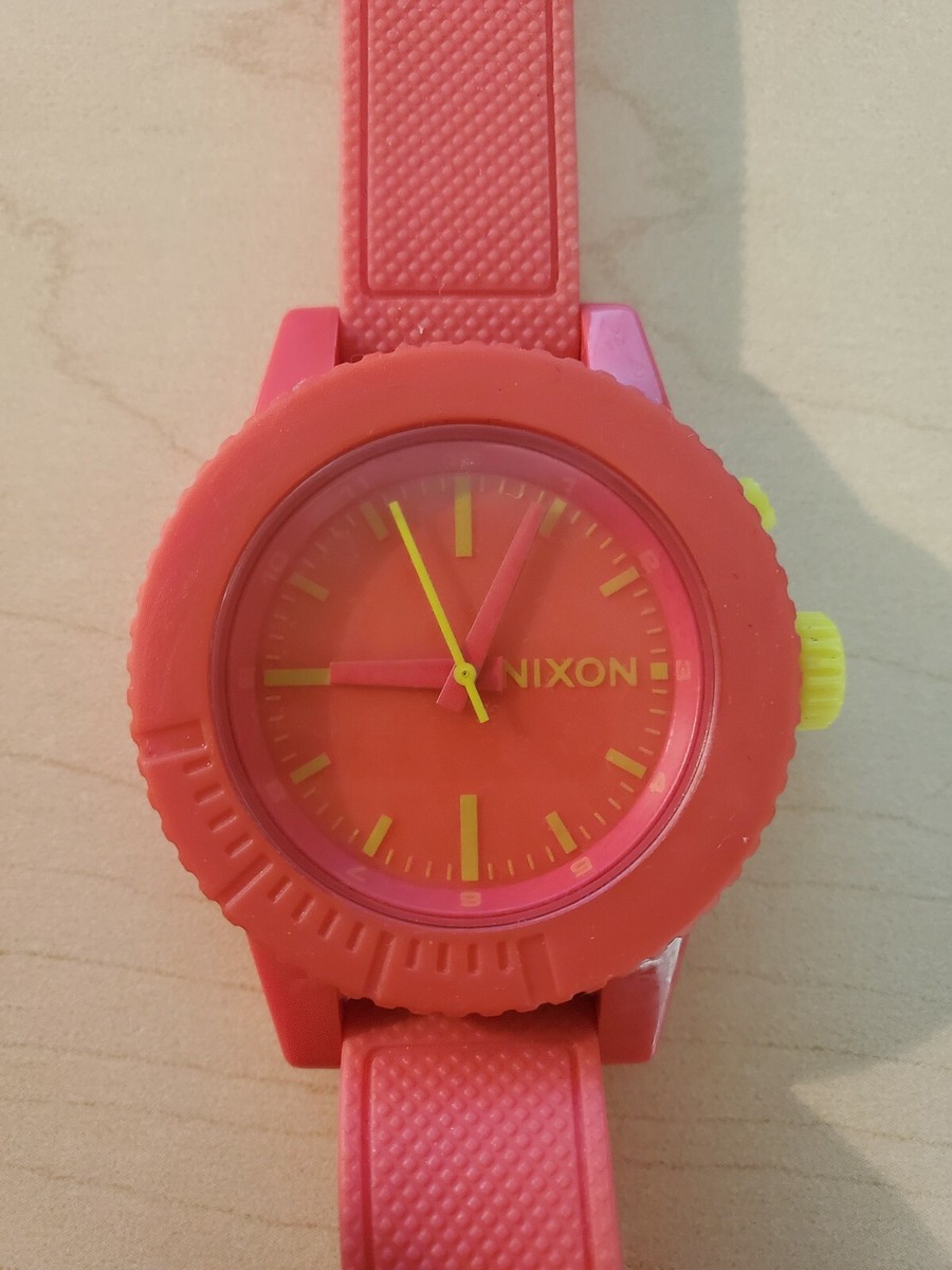 Regulus Nixon Wake Me Up Watch Nixon Women's Watch Gogo Quartz Red