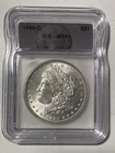 1899-O Morgan Silver Dollar $1 New Orleans ICG MS61 Business Strike