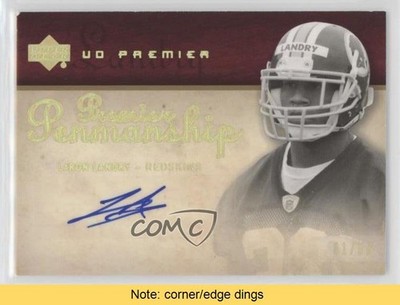 2007 UD Premier Penmanship Hologold 1/50 LaRon Landry #PP-LL Auto READ 0af