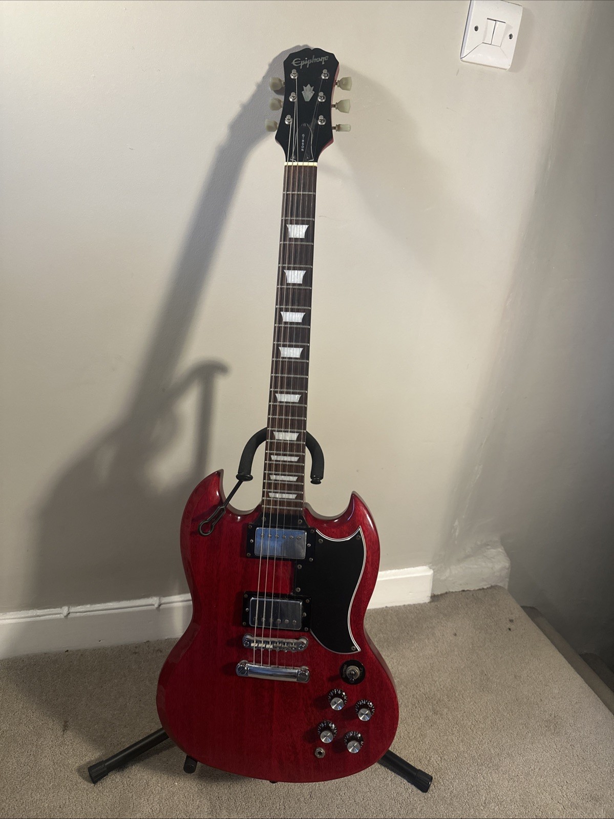 Epiphone Inspired by Gibson SG Standard Electric Guitar Cherry Red