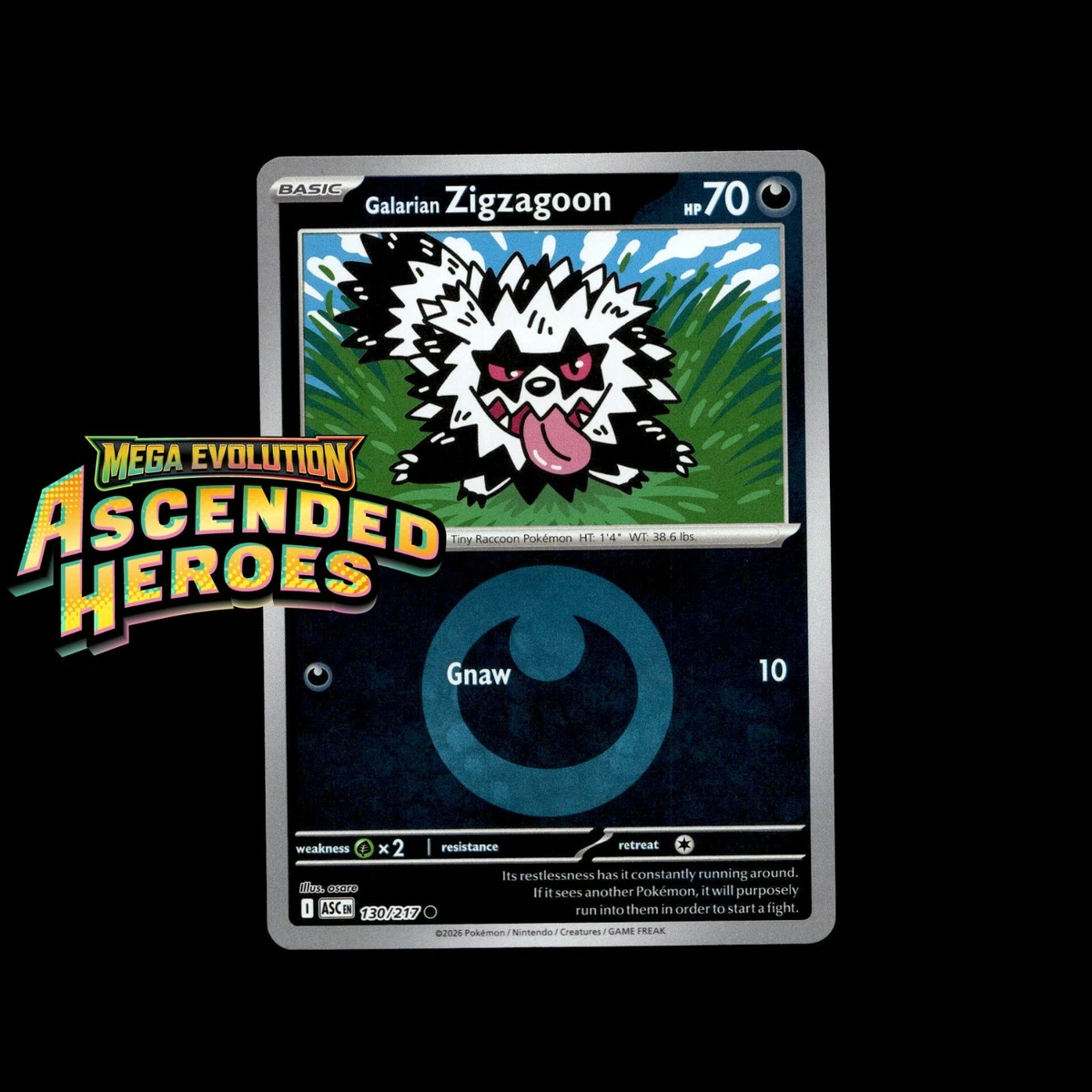 zigzagoon pokemon card value Galarian Pokémon TCG Cards for sale you may put 1 damage counter on 1 of your opponents Pokémon Zigzagoon [Reverse Holo] #96 Prices