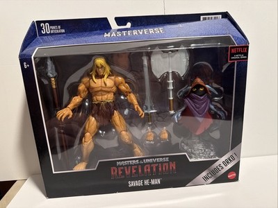 MOTU Revelation Masterverse Savage He-Man & Orko New 2021 Unopened