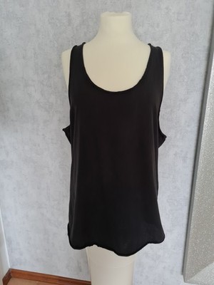 Schwarzes Fishbone Tank Top, Gr. L, neuwertiger Zustand