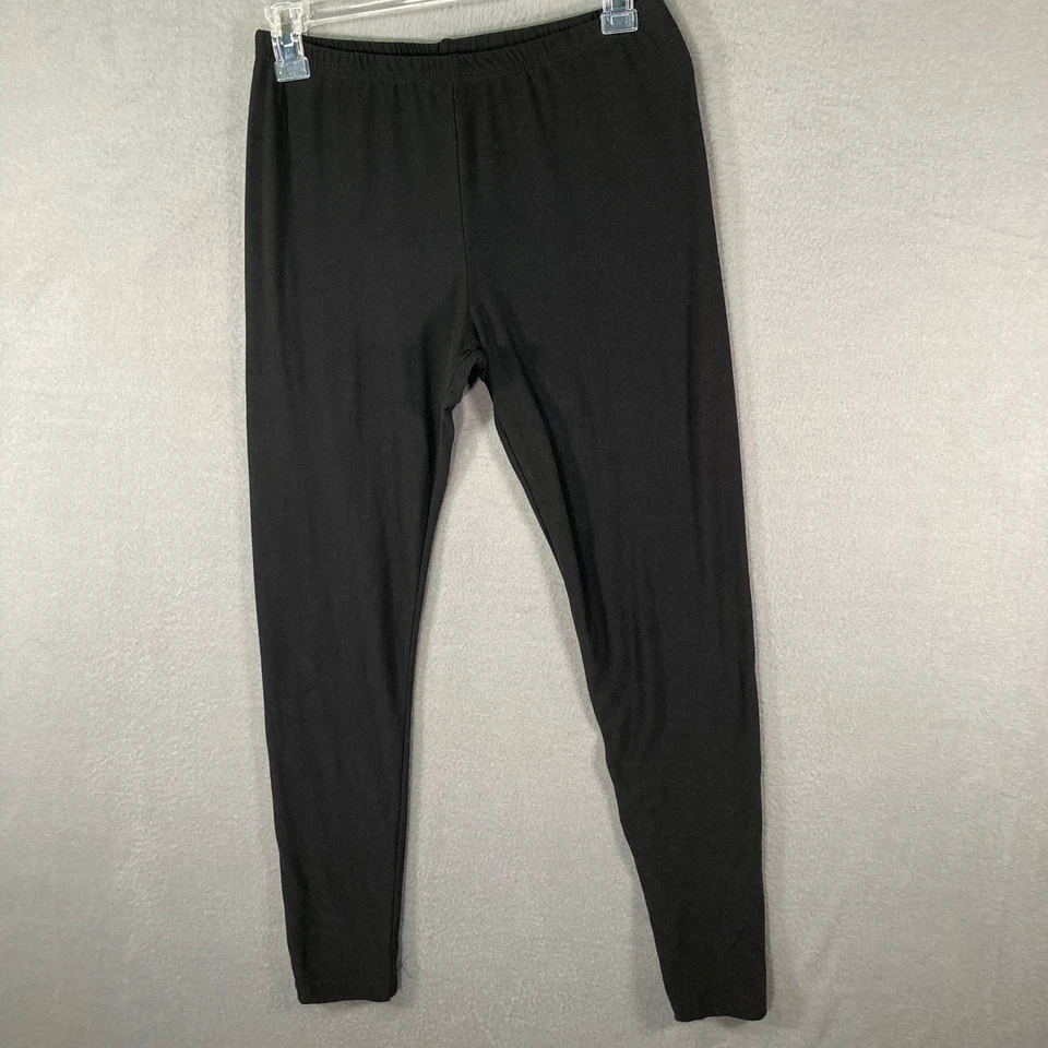 Bobbie Brooks Damas Leggings Pantalones Mujer Medianos Negros Athleisure Elastizados Foto 2 de 4