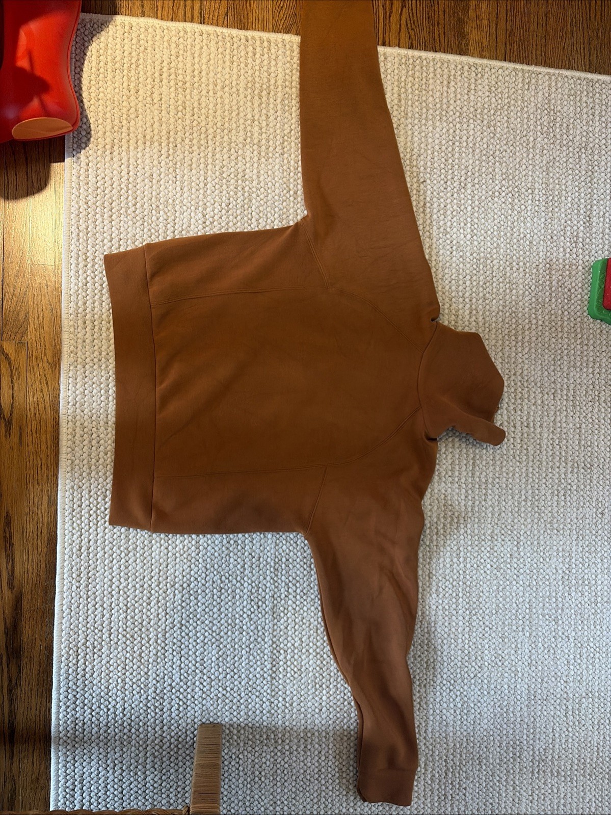 Spanx Air Essentials Half Zip Small Buttercup Bro… - image 5