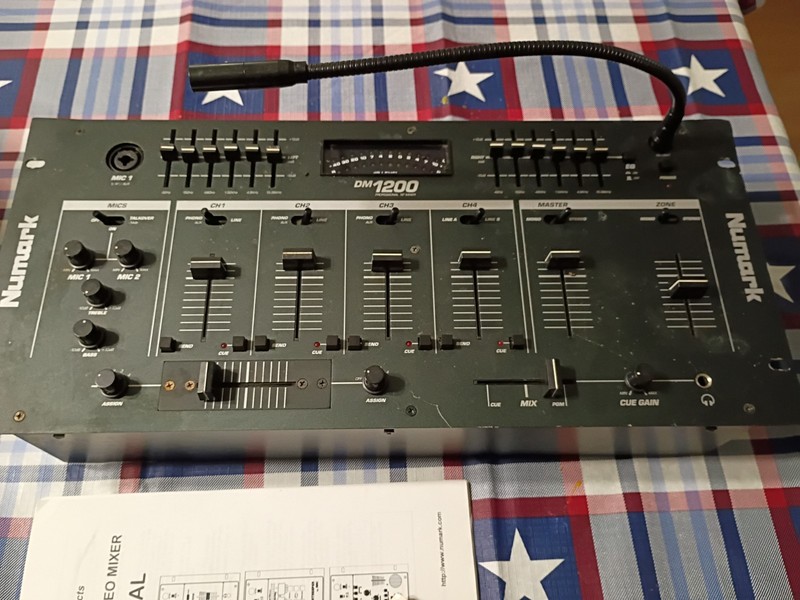 Numark DM1200 19” Professional Mixer