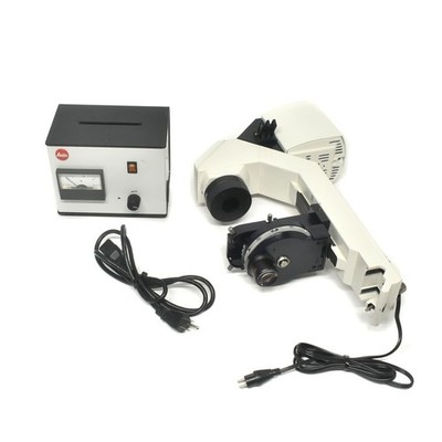Leica 301-314 Microscope Lamp House Power Supply 12V/100W +Condenser Arm/Extras
