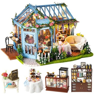 Miniaturhaus DIY Holzset 1:24 Maßstab 100 Stück
