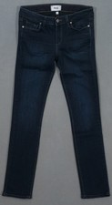 UJ07470 PAIGE MADE IN U.S.A. SLIM FIT WOMENS JEANS sz28 DARK BLUE