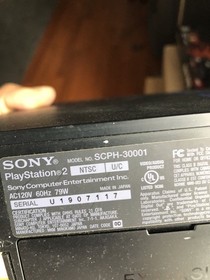 SONY Playstation2 PS2 Console - Guitar Hero Bundle - Guitar, Games, Memory Card