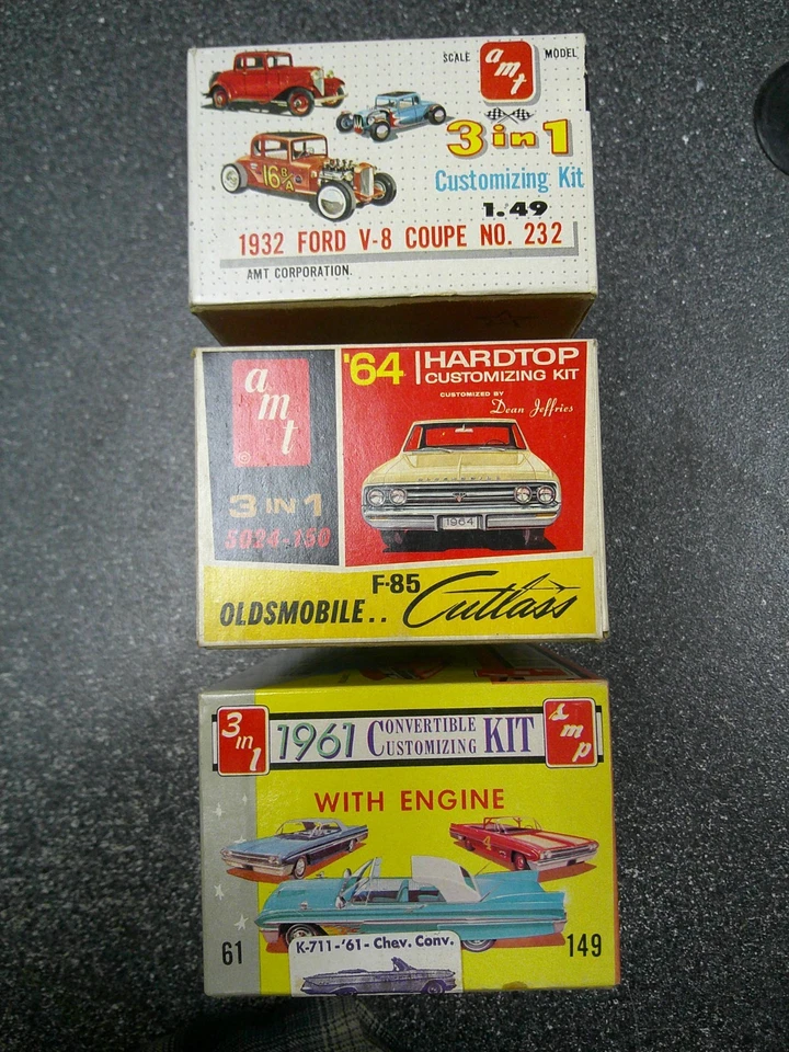 Ford cupé AMT 1932 1964 Olds F-85 1961 Chevy nuevo sellado nunca abierto (3) Foto 3 de 4